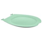 Abattant wc clipsable 100% hyginique - vert amande papado