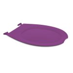 Abattant wc clipsable - 100 % hyginique - violet papado