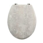 Abattant wc mdf - charnieres inox - stonehenge msv