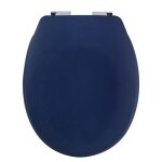 Abattant wc - themo dur - avec frein de chute - neela - bleu fonc mat spirella
