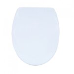 Abattant wc - thermodur - charnires inox - blanc msv