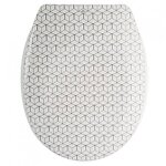 Abattant wc - thermodur - charnires ps - mozaik - beige msv
