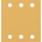 Abrasifs papier auto - agrippant - pour ponceuse vibrante expert - grain 80 bosch