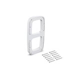 Accessoire latral pour penderie sling - portes  charnires - blanc emuca