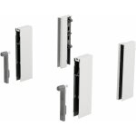 Adaptateurs designside pour tiroir arcitech - h124 mm - blanc hettich