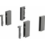 Adaptateurs designside pour tiroir arcitech - h92 mm - anthracite hettich