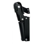 Amortisseur de fermeture de porte type fr en aluminium - noir - fr0 pour vantail 15 kg justor