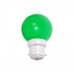 Ampoule led color�e b22 230v vert - bo�te de 12 festilight