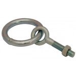 Anneau d'�curie � �crou - acier zingu� - 12 x 100 mm pramac