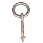 Anneaux d'écurie à écrou - acier zingué blanc - 12x100 mm bricozor Anneaux d'écurie à écrou - acier zingué blanc - 12x100 mm bricozor