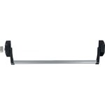 Antipanique isy bar en1125 1 point lat�ral barre de 1200 mm - argent et noir jpm