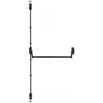 Antipanique isy bar en1125 2 points haut et bas barre de 1200 mm - noir jpm