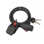 Antivol  cble - 8 mm - longueur 1, 50 m -  cl - avec support fth thirard