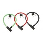 Antivol  cble acier - gain pvc - pour cycles - 0, 50 m - lot de 3 fth thirard
