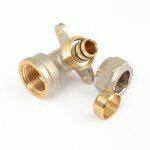 Applique � compression pour tube multicouche - f15x21 - diam 16 mm boutt�