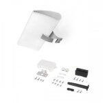 Applique led - 300 mm - pose en applique ou miroir - chromé - aries emuca Applique led - 300 mm - pose en applique ou miroir - chromé - aries emuca