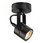 Applique - plafonnier - spot orientable - spot 79 - culot gu10 - noir slv