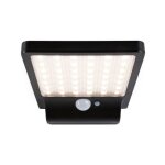 Applique solaire led solveig  dtection de mouvements - noir paulmann