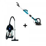 Aspirateur dcolmatage eau et poussire loasp306 + ponceuse girafe lopog226 leman