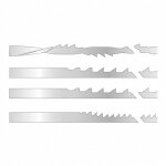 Assortiment 12 lames de scie à chantournée à bouts lisses 127 mm sac leman Assortiment 12 lames de scie à chantournée à bouts lisses 127 mm sac leman