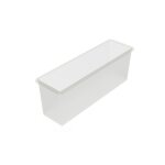 Bac de rangement en plastique pour placards et dressings quartz emuca