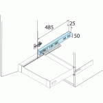 Baguette de distance pour tiroir innotech atira hettich