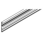 Bandeau cache - rail - porte coulissante - type b - 2 m - junior 80 - 100 hawa Bandeau cache - rail - porte coulissante - type b - 2 m - junior 80 - 100 hawa
