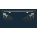 Bandeau s�lecteur de fermeture porte � 2 vantaux c�t� paumelle argent ecoschulte