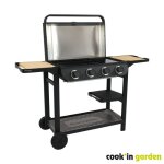 Barbecue gaz - 4 brleurs - flavo 76 sc cook in garden