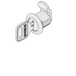 Barillet - pour botes aux lettres renz - longueur 37 mm ronis
