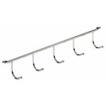 Barres accroche - torchons sous tablette - 5 crochets hettich Barres accroche - torchons sous tablette - 5 crochets hettich