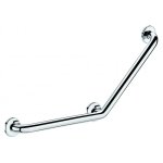 Barre d'appui - coude 135 - 3 points inox ultrapolish delabie