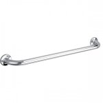 Barre d'appui droite en acier inoxydable - longueur 600 mm delabie