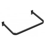 Barre de penderie 58 cm - tube Ø25 mm - finition noir bohnacker Barre de penderie 58 cm - tube Ø25 mm - finition noir bohnacker