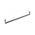 Barre de penderie excessories en aluminium brun mtallis - 30 x 15 mm - longueur 1, 5 m salice