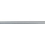 Barre de pouss�e ovale 1130 mm pour antipanique idea push non coupe - feu - gris m�tallis� iseo city