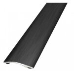 Barre de seuil multi - niveaux - adhsif - 93 cm - alu anodis - noir dinac