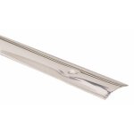 Barre de seuil  visser - inox brillant - longueur 83 cm - largeur 30 mm dinac