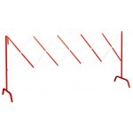 Barriere de chantier extensibles: longueur 2. 3 mtres maxi outifrance