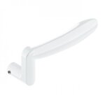 Bquille dporte - pour portail - alu - blanc - droite - marinea tirard