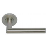 B�quille double � rosace ronde pomerol en inox 304 bross� recycl� eurowale