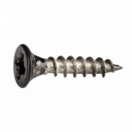 Bote de 150 vis en aluminium noir pour ferrures volet torbel