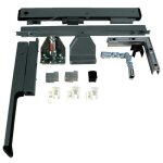 Bo�te de base - pour ferme - imposte extra - plat ventus f 200 - noir ferco