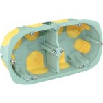 Bo�te d'encastrement �67 mm 2 postes organicbox air'm�tic eurohm