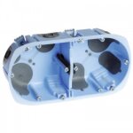 Boîte d'encastrement xl air'métic pour cloisons sèches - 2 postes - p40 eurohm Boîte d'encastrement xl air'métic pour cloisons sèches - 2 postes - p40 eurohm
