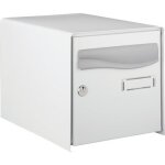 Bo�te aux lettres rbox lys 2 portes - gris 7035 decayeux