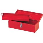 Bo�te � outils m�tallique vide - 170x480x210 mm - rouge sam outillage