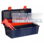 Boite � outils avec pince � riveter et assortiment de 160 rivets techman