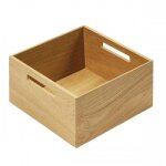 Boîte de rangement avec poignées - lineq - carré kesseböhmer Boîte de rangement avec poignées - lineq - carré kesseböhmer