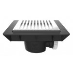 Bonde de douche extra - plate pour douche à l'italienne - minime - grille métal valentin Bonde de douche extra - plate pour douche à l'italienne - minime - grille métal valentin